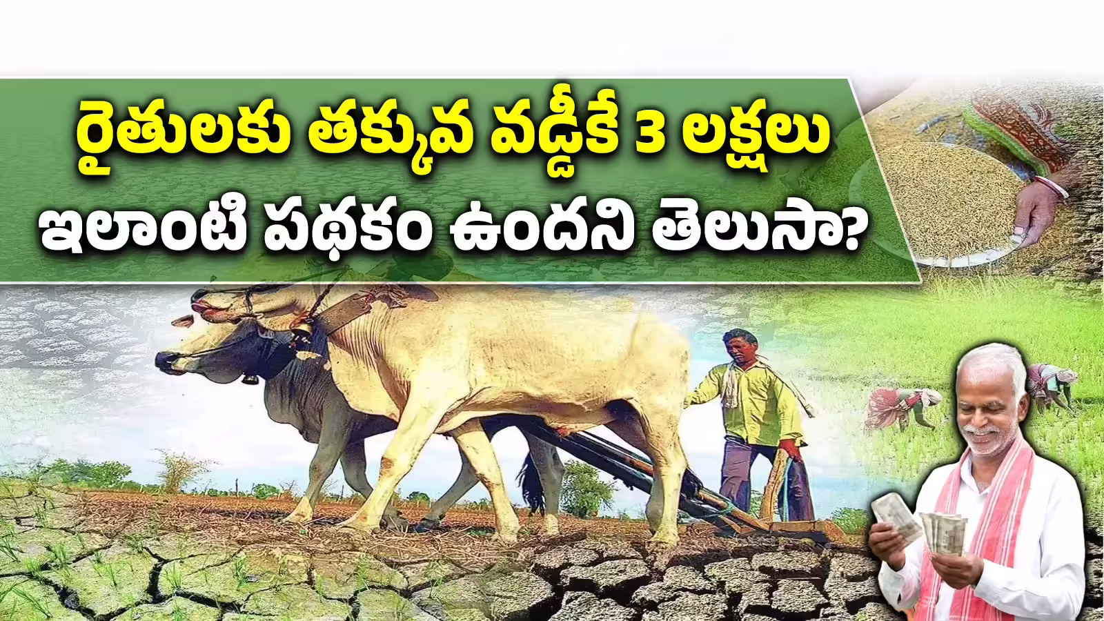 miss 3 lakhs at low interest did you know there is such a scheme for farmers